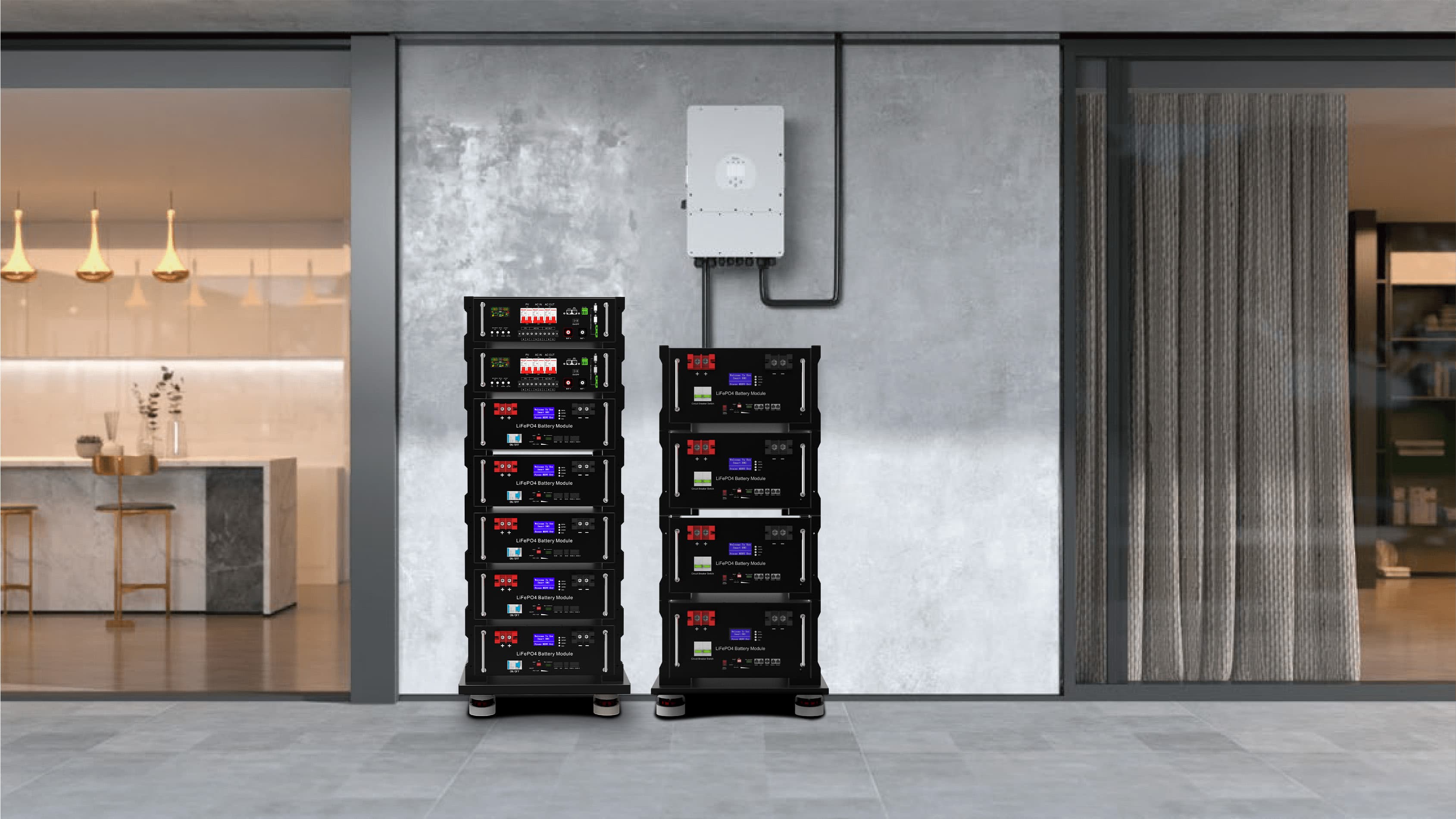 MS-J rack tower energy storage application