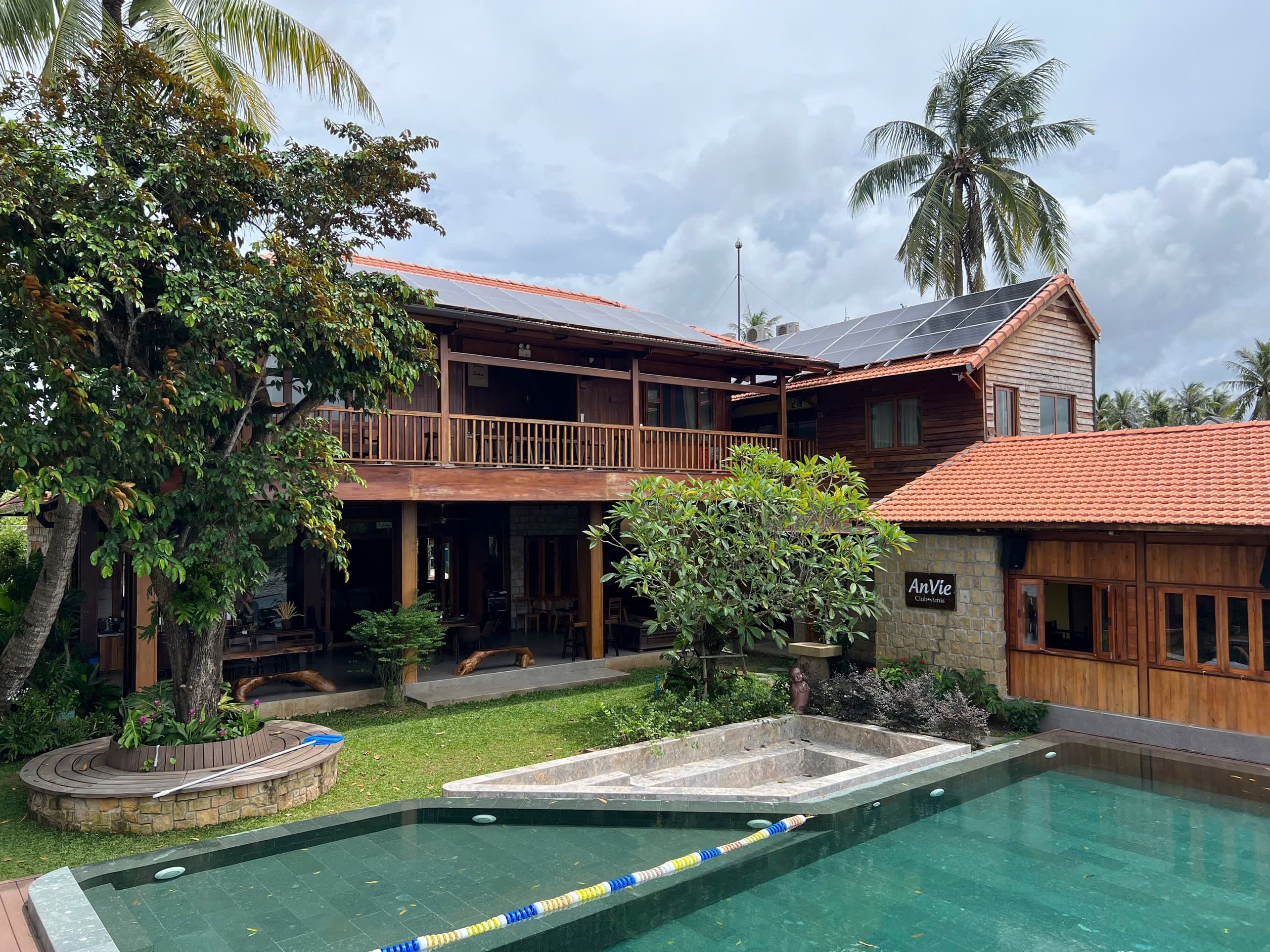 Overview of the Vietnam resort hybrid solar project site